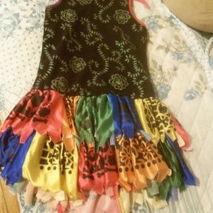 Bright with color size M Monster High Rubies dress